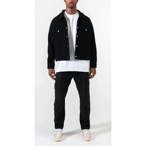 NWT Richie Le Black Overshirt Corduroy Trucker Jacket XXL Designer‎ Streetwear